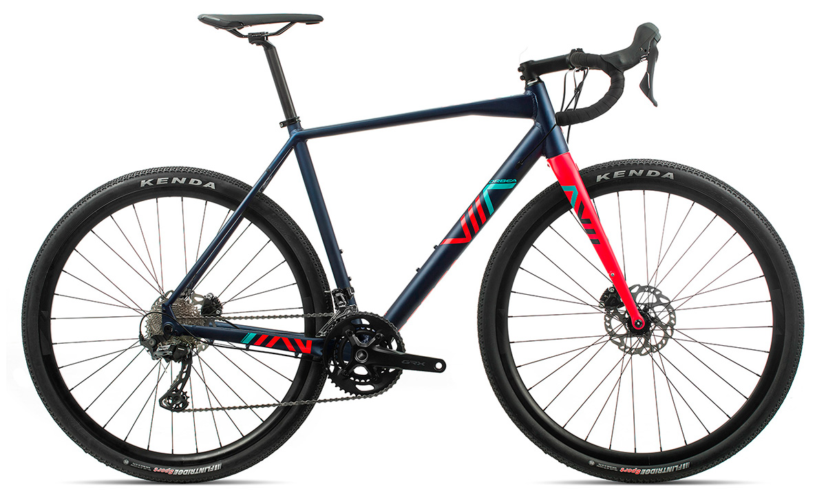 Фотографія Велосипед Orbea Terra H30-D (2020) 2020 Синьо-червоний 